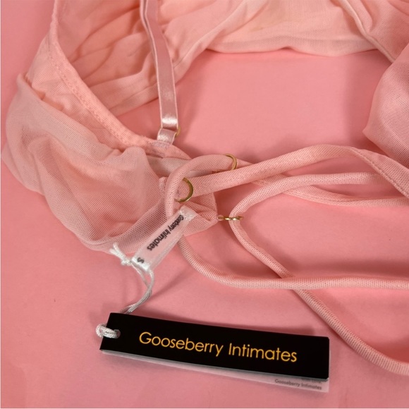Gooseberry Intimates Mesh Ruched Bra Top (NWT) - Picture 4 of 5